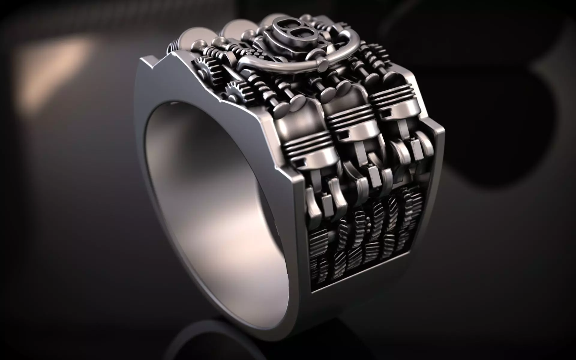 Piston Ring 3D print model_0