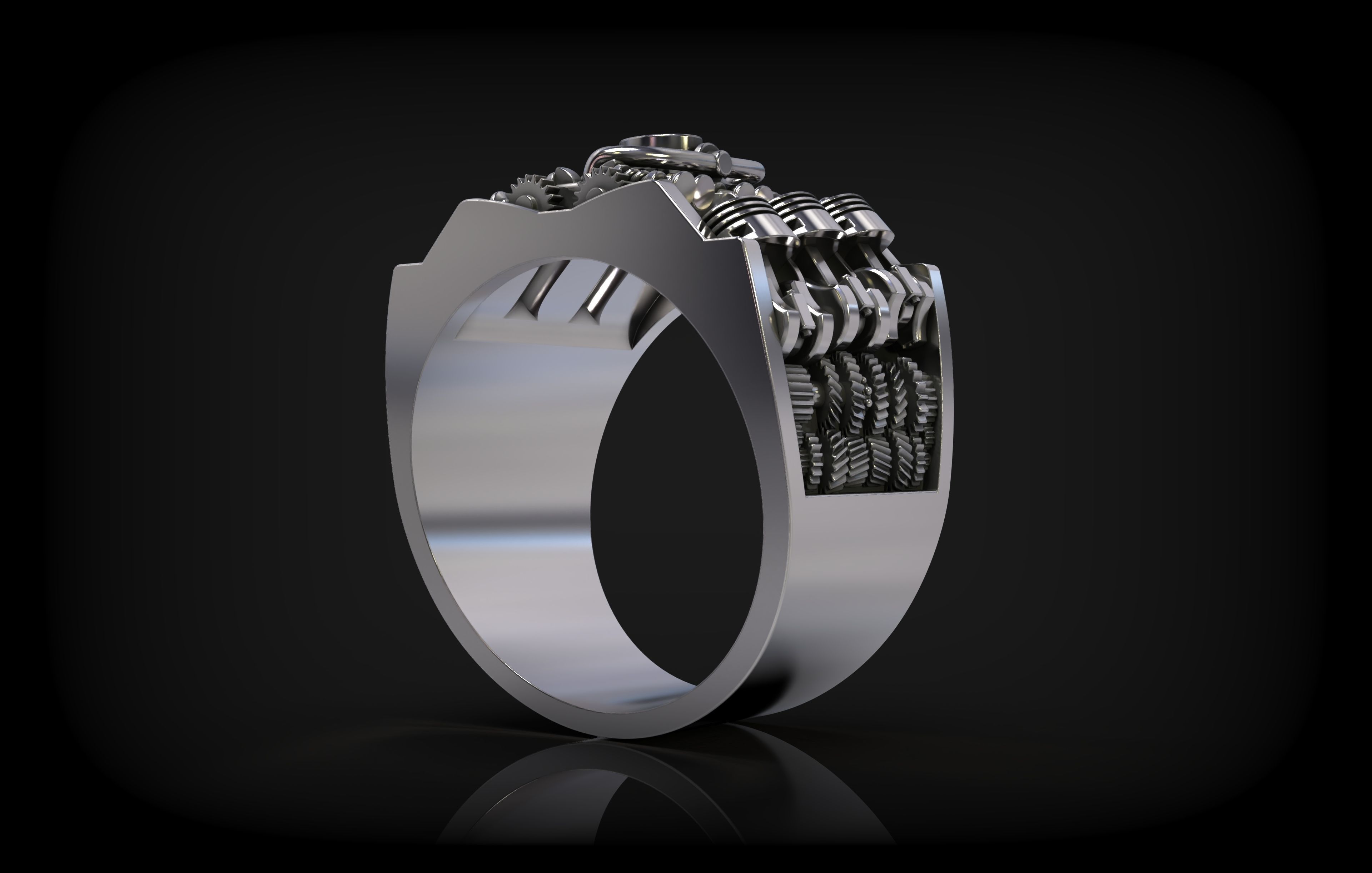Piston Ring 3D print model_8