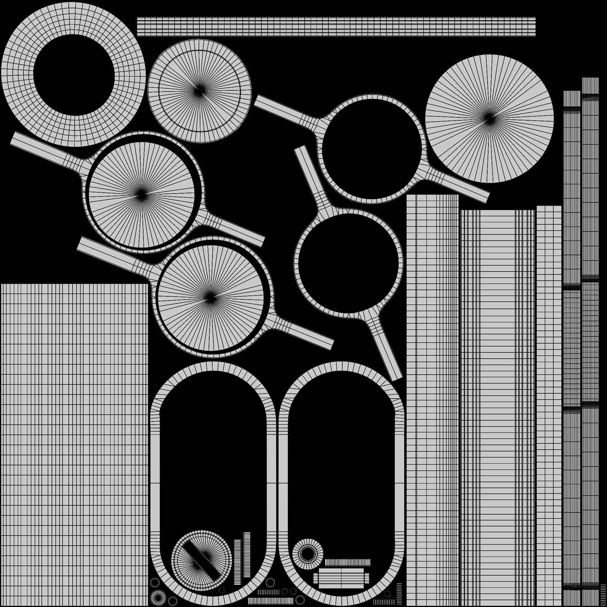 Camping Lantern Low-poly 3D model_5