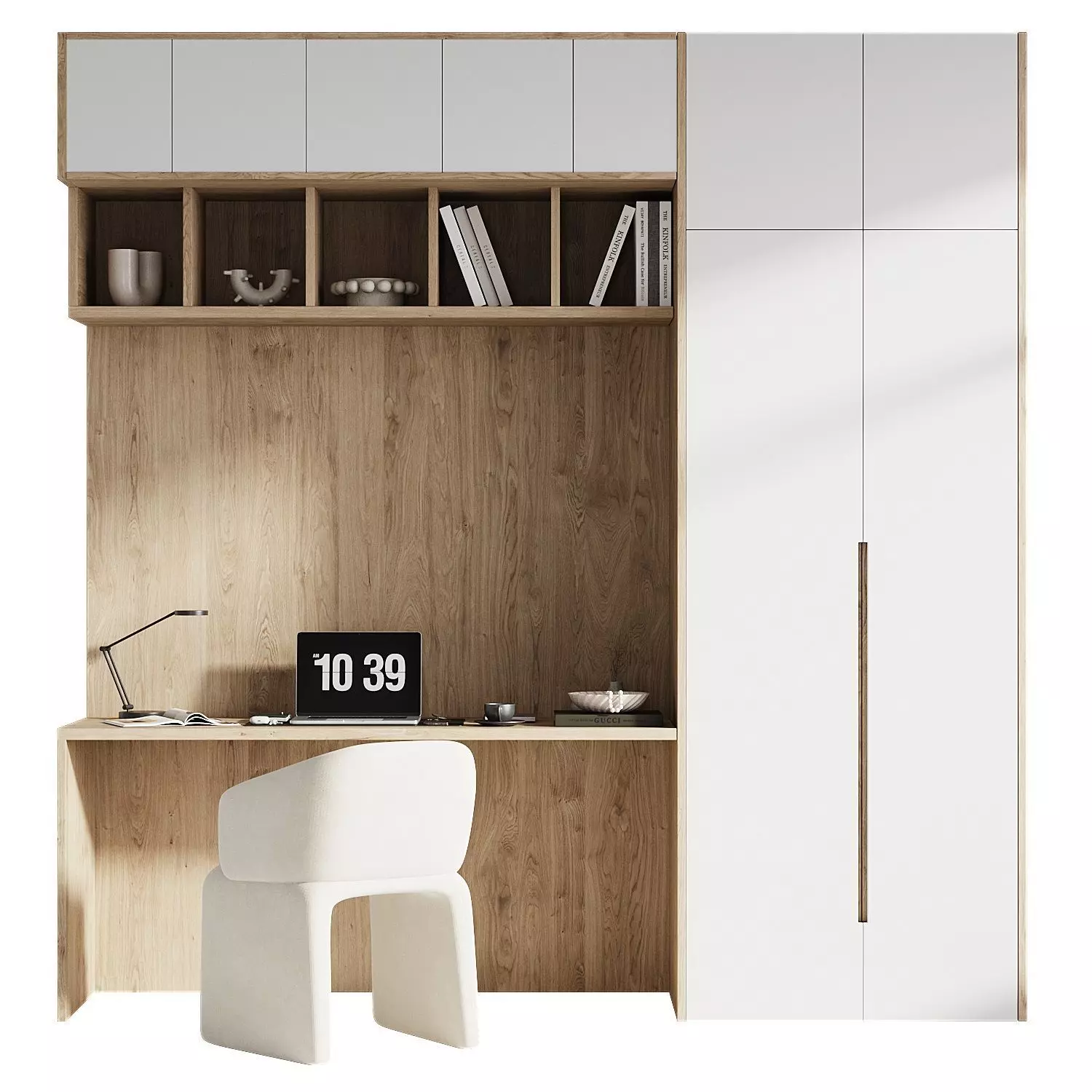 Home Office Set 008 3D model