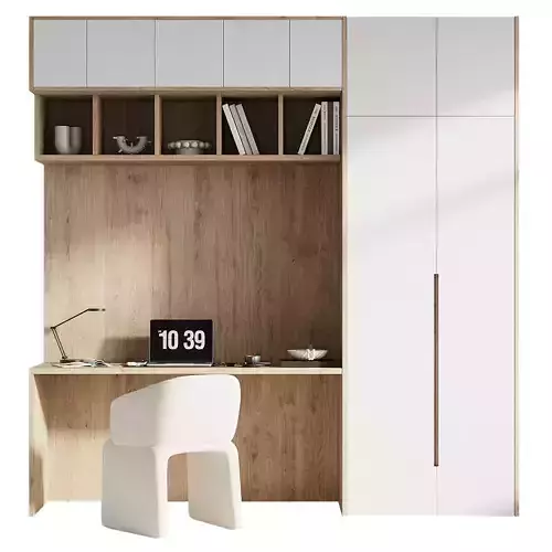 Home Office Set 008 3D model