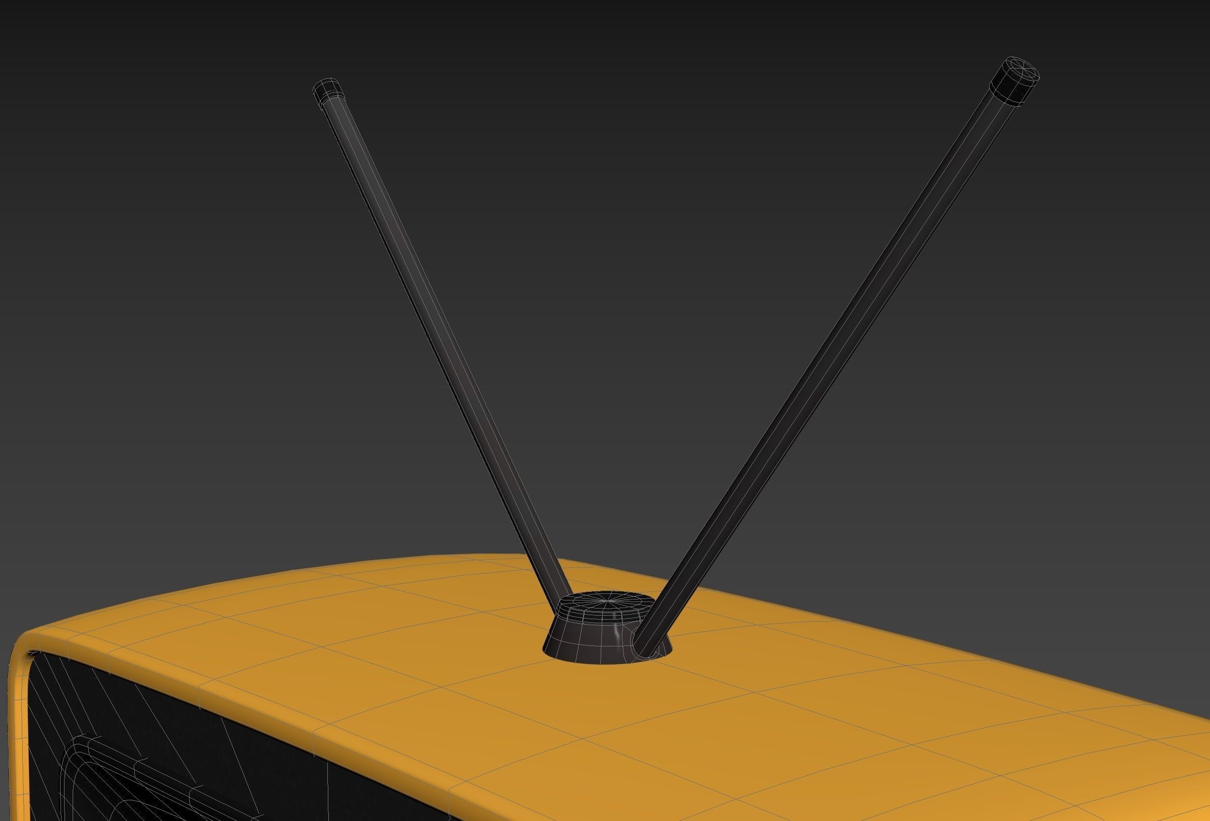 Cartoon TV 3D model_28