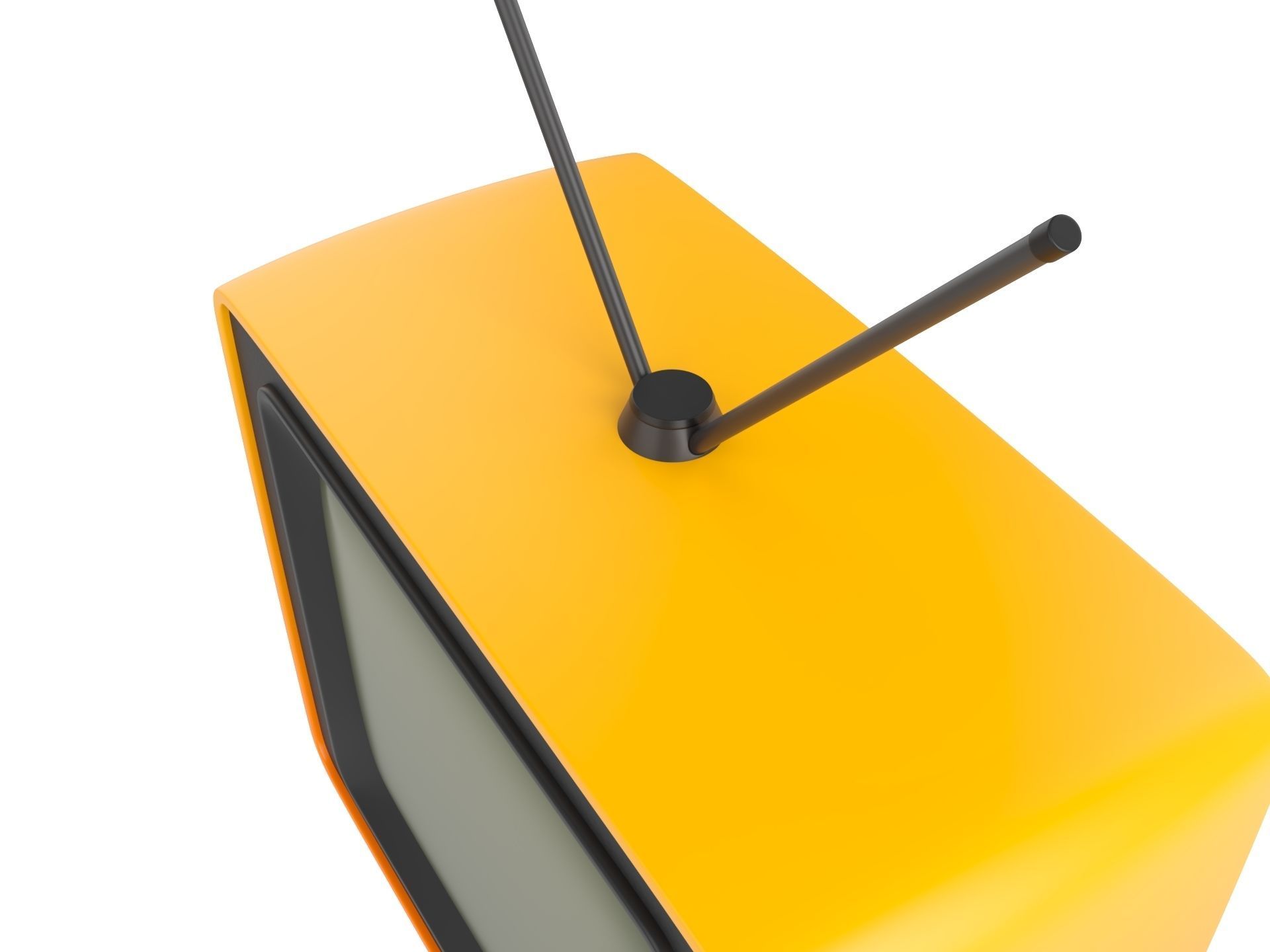 Cartoon TV 3D model_9