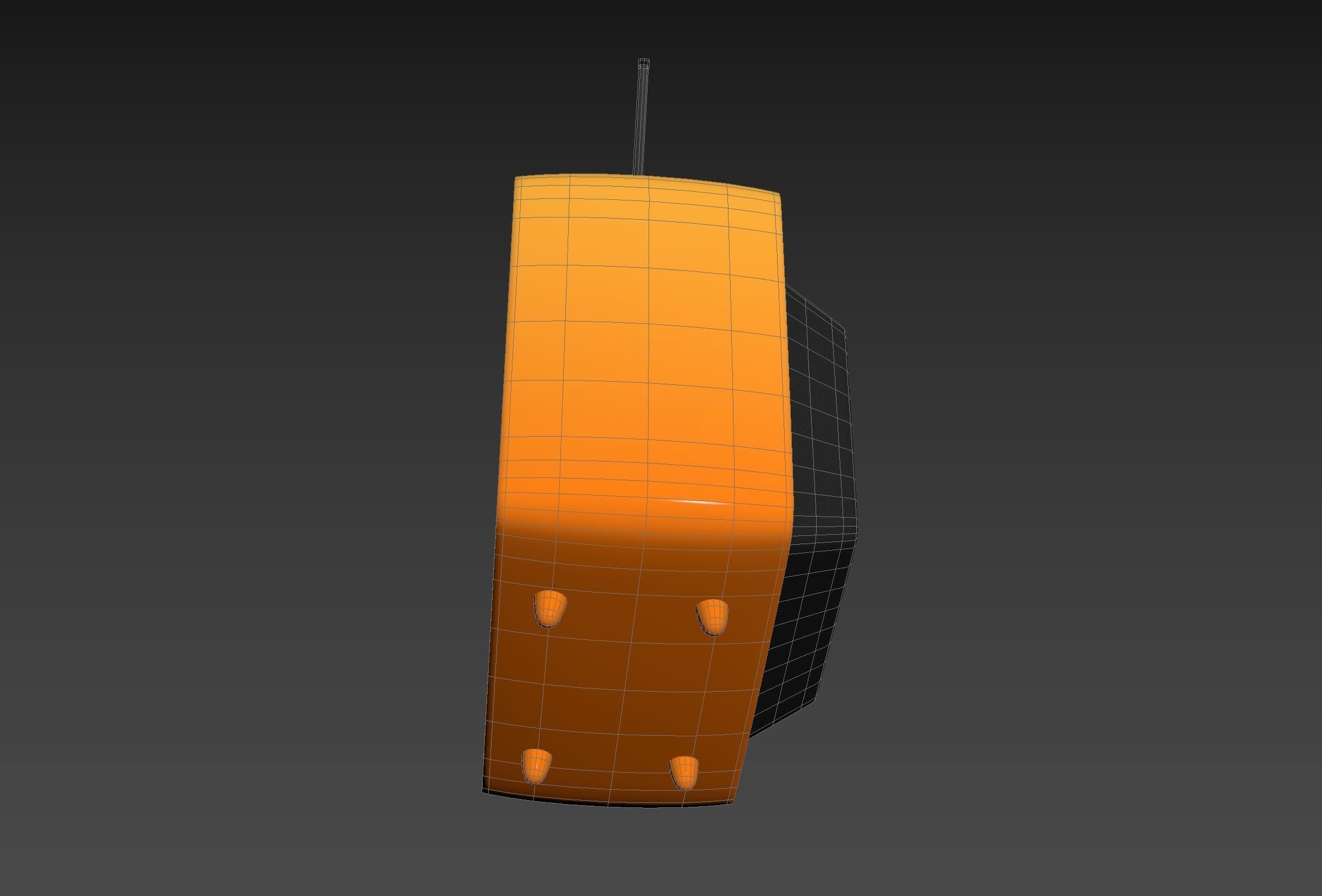 Cartoon TV 3D model_24