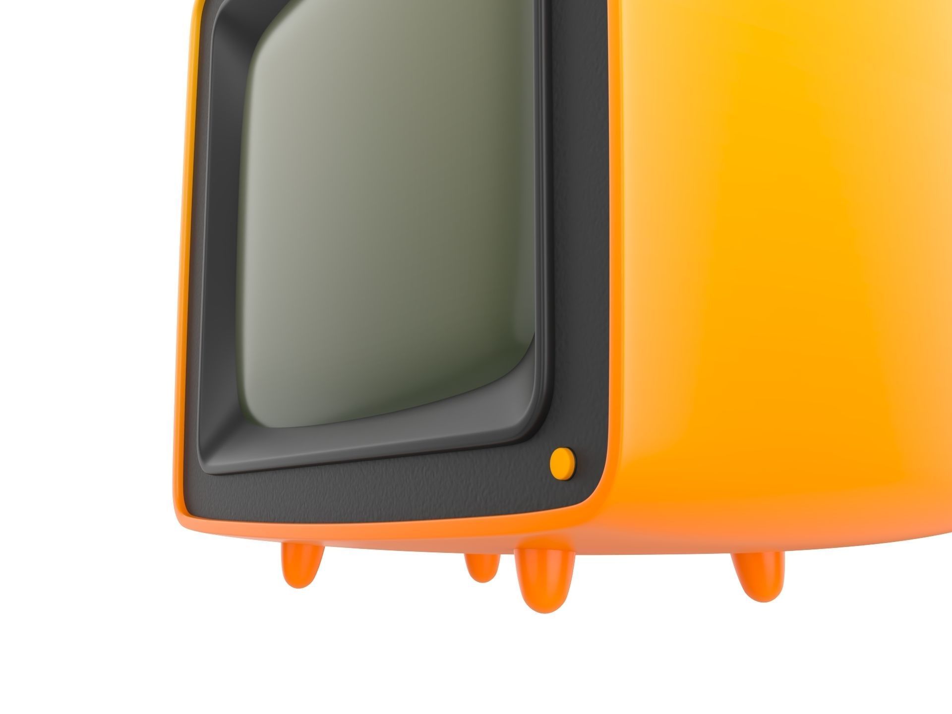 Cartoon TV 3D model_8