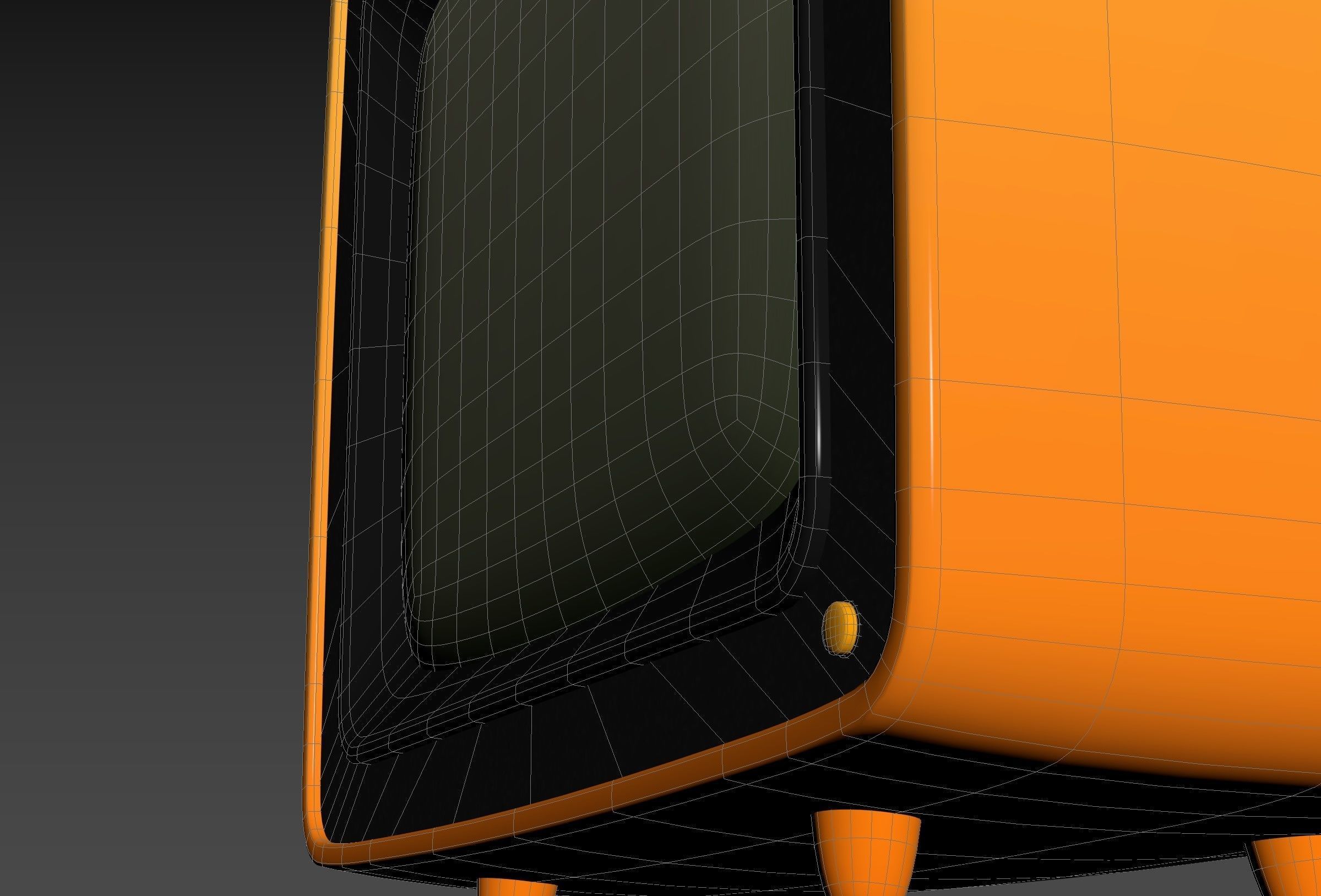 Cartoon TV 3D model_26