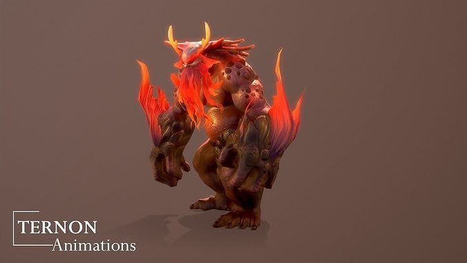 Ternon 3D Animations Low-poly 3D model