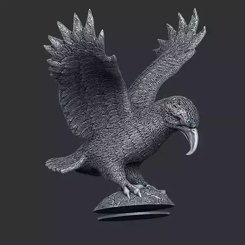 Eagle as Headgear for the Skull stand and wall lamps 