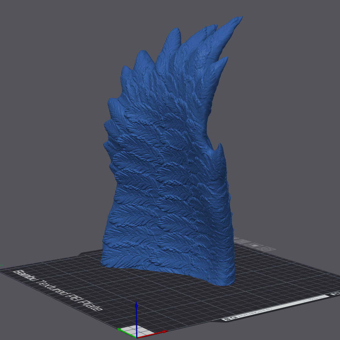 Eagle as Headgear for the Skull stand and wall lamps 3D print model_5