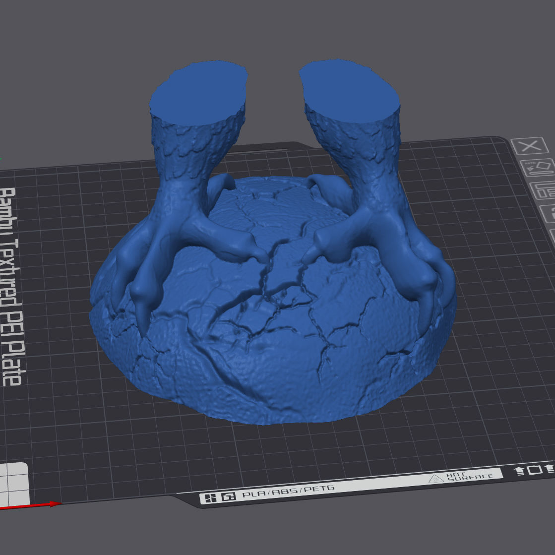 Eagle as Headgear for the Skull stand and wall lamps 3D print model_4