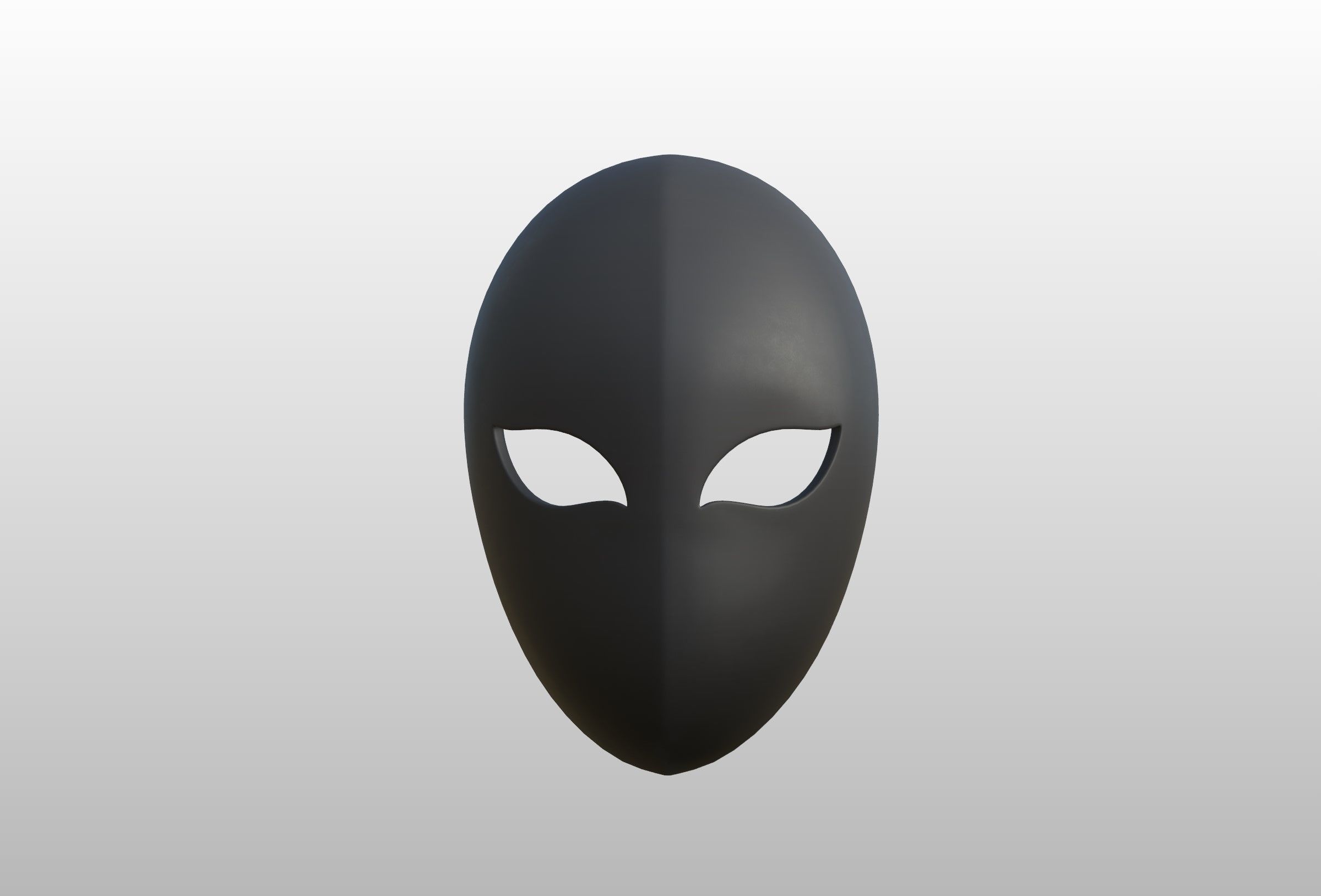 Mask005 Black Mask 3D print model_11