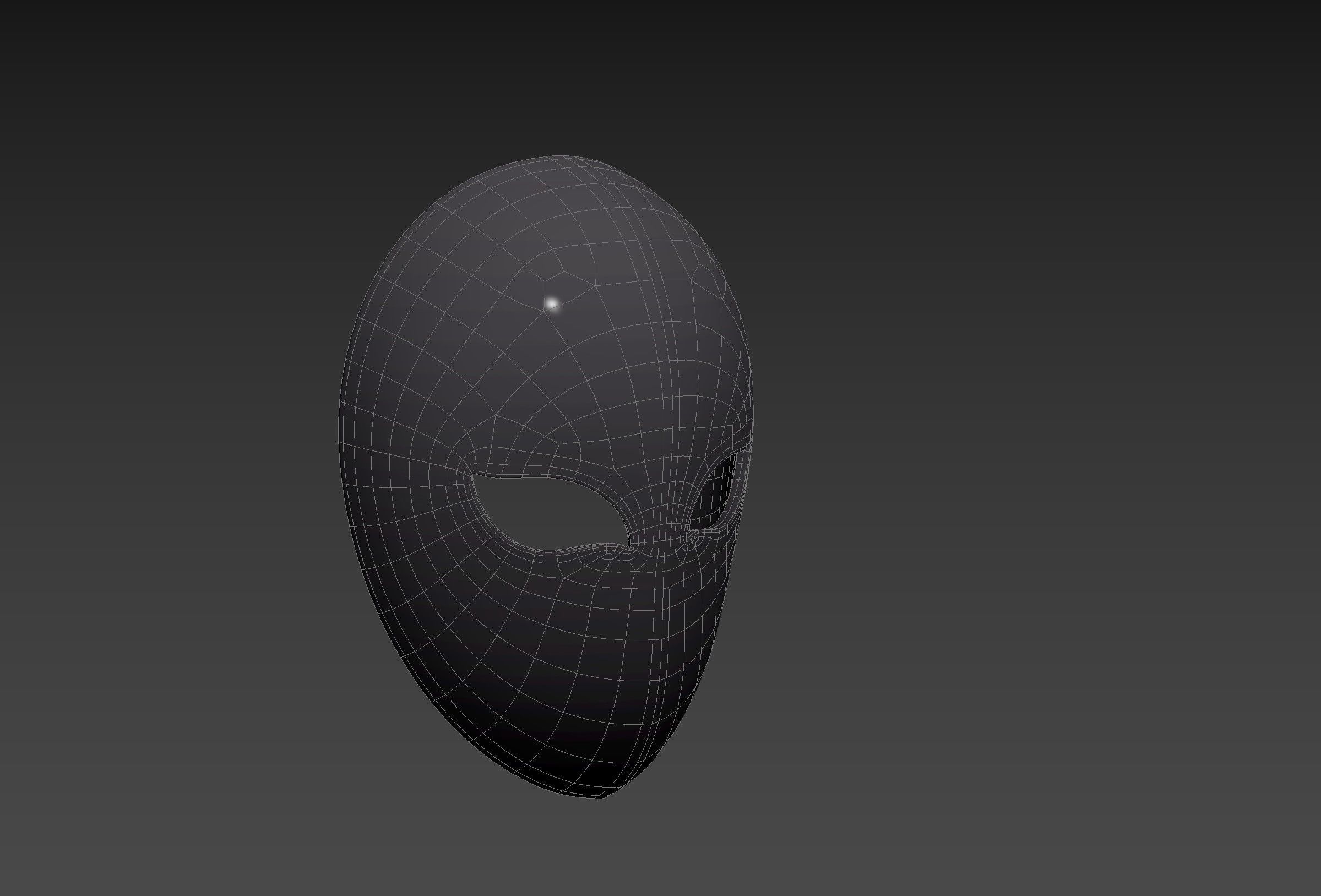 Mask005 Black Mask 3D print model_25