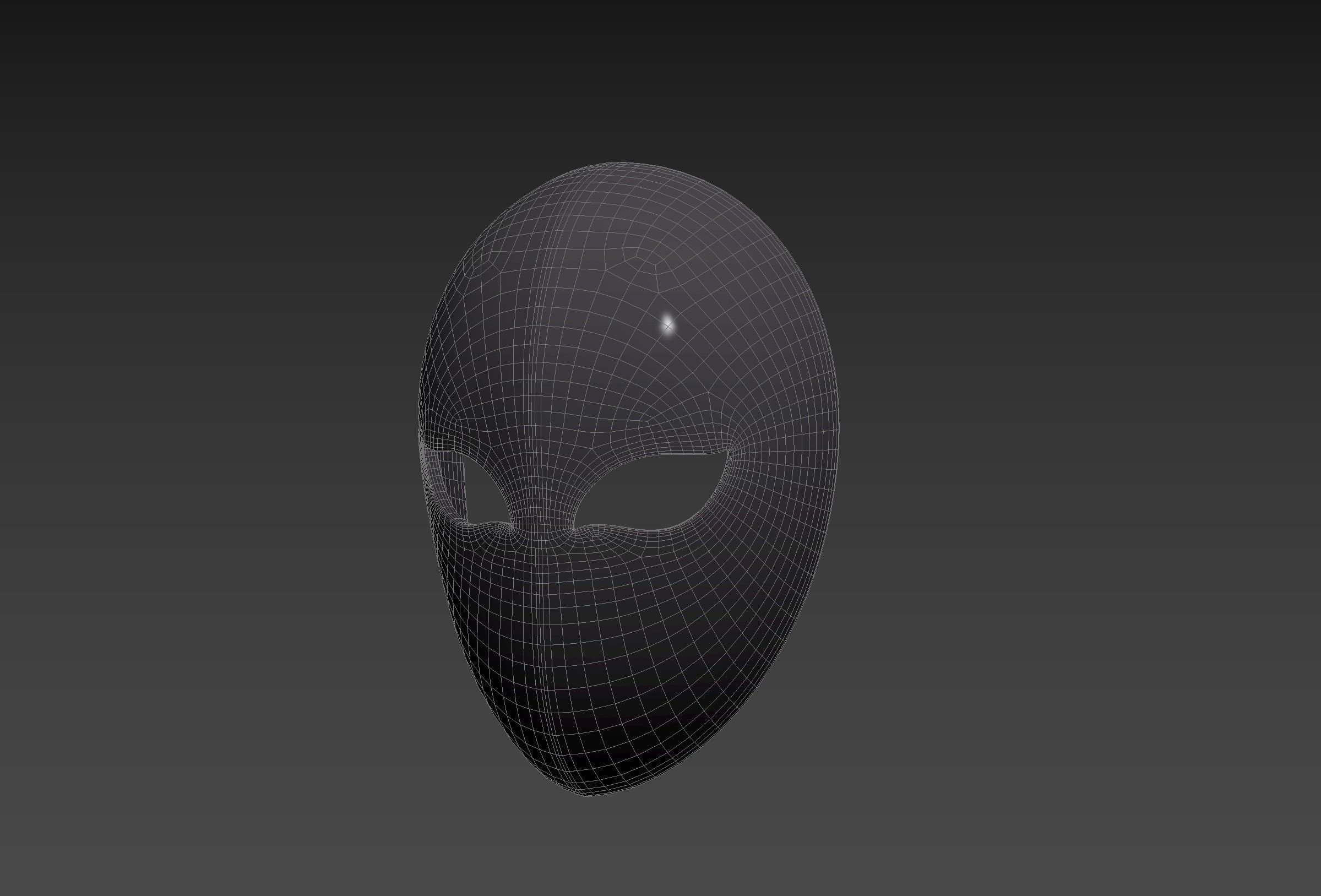 Mask005 Black Mask 3D print model_24