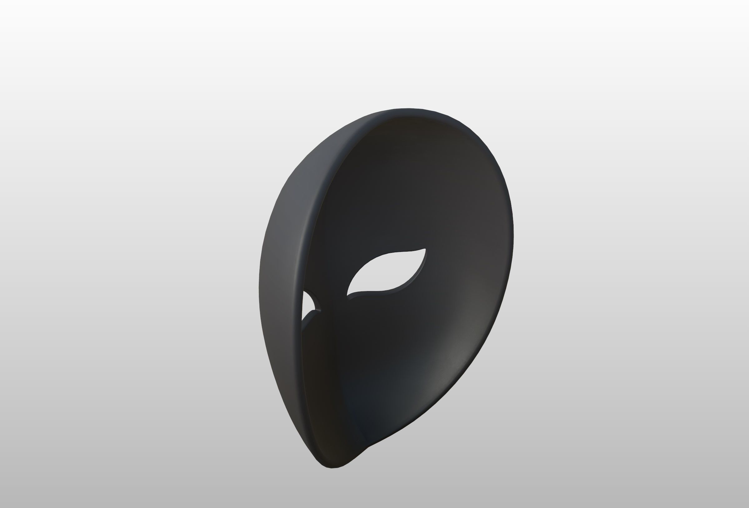 Mask005 Black Mask 3D print model_17
