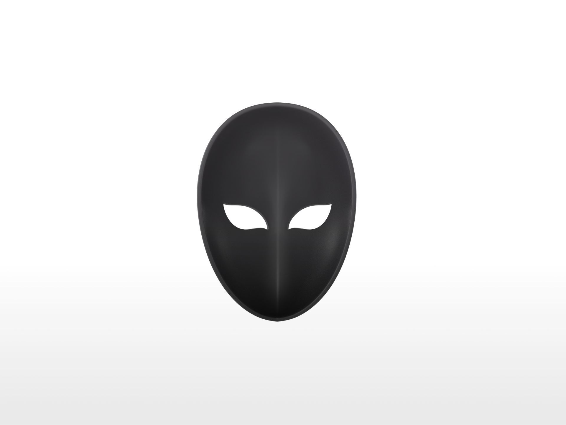 Mask005 Black Mask 3D print model_5