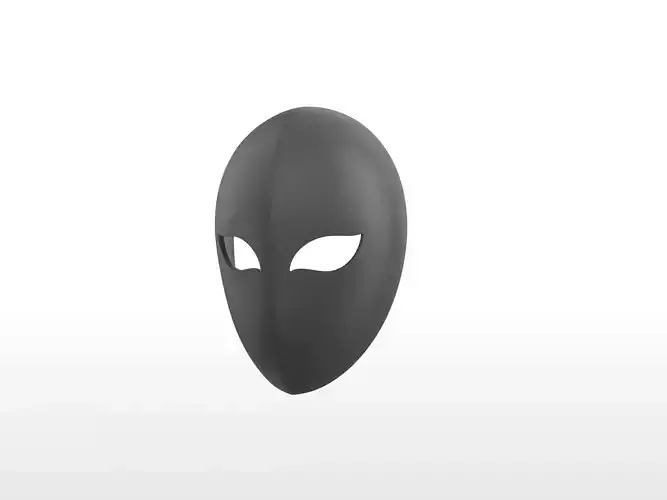 Mask005 Black Mask 3D print model