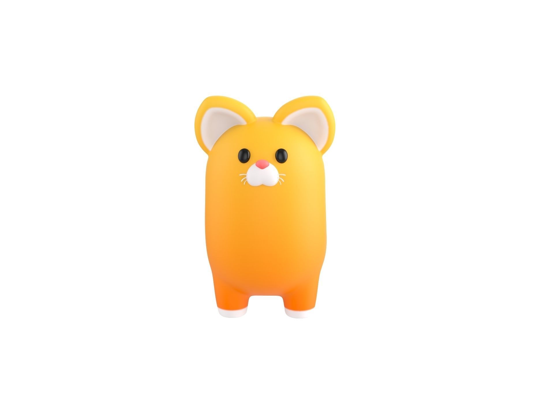 Cat Character 3D model_1