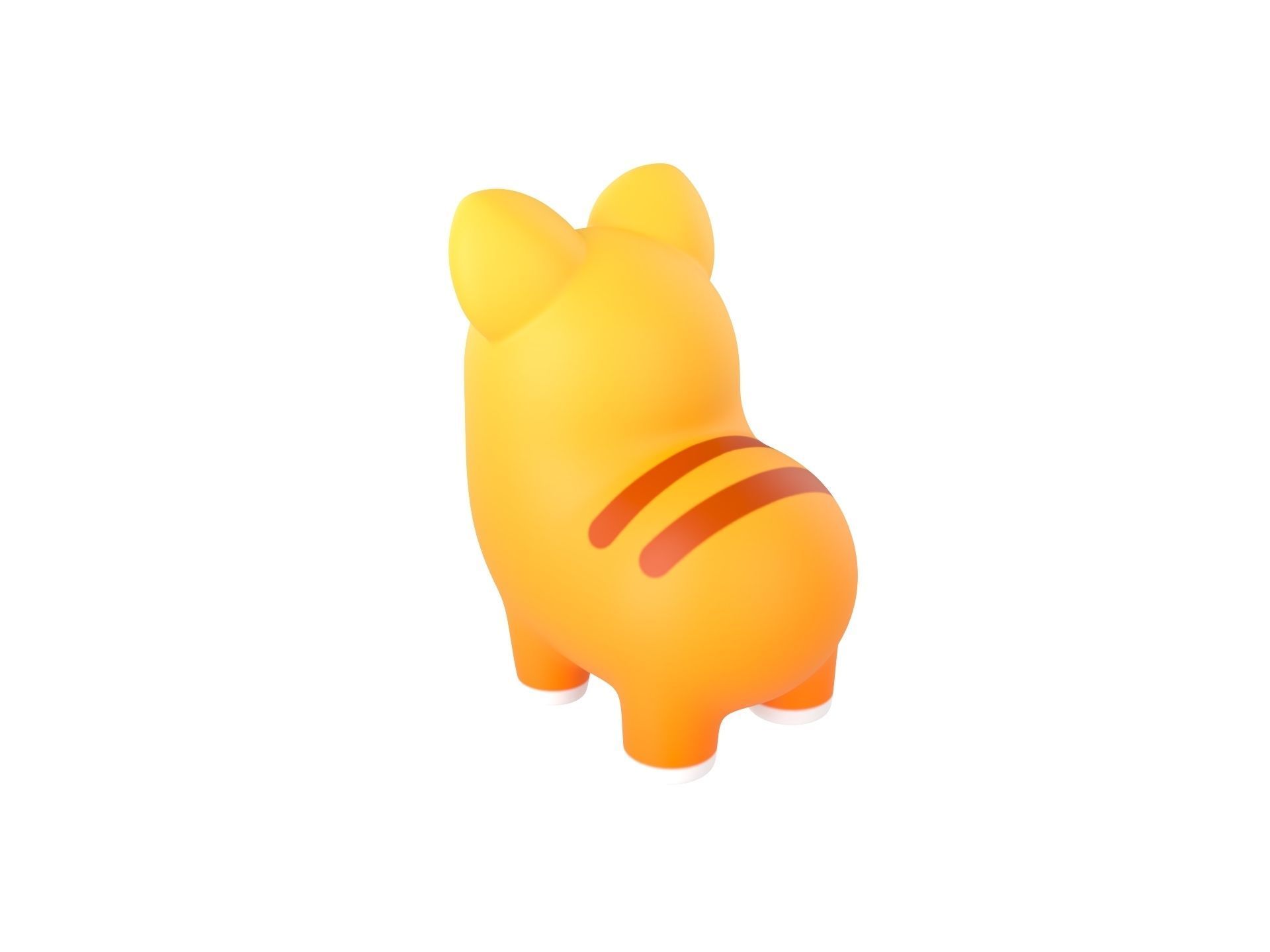 Cat Character 3D model_6