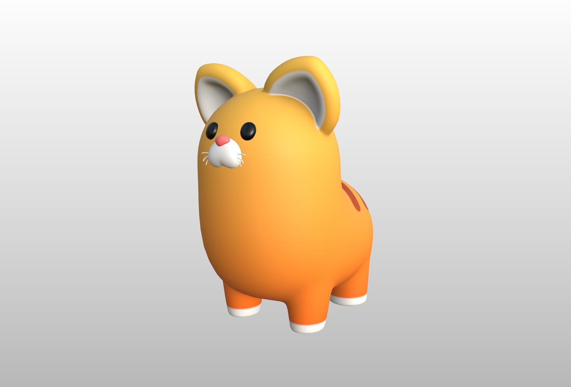 Cat Character 3D model_10