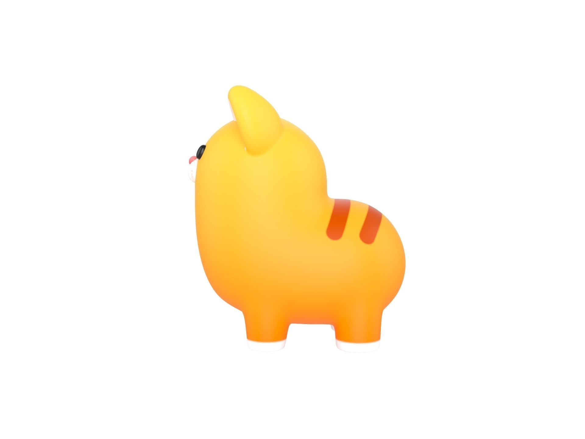 Cat Character 3D model_7