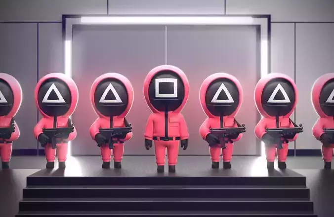 Little Squid Soldier Figurine 