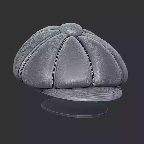 Irish Cap as headgear for the Skull stand and wall lamps 3D print model