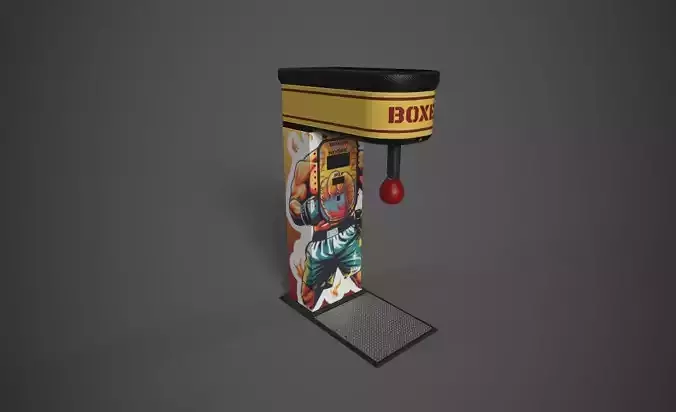 Box Machine 3D model Box Machine 3D model