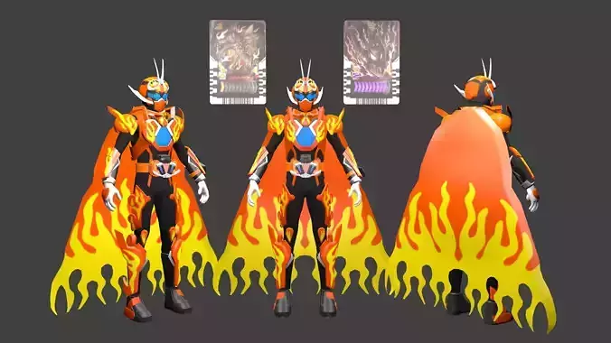 Kamen Rider Gotchard Day Break 3D model