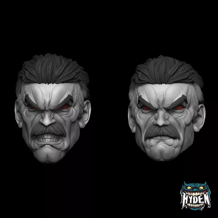 OMNIMAN HEAD 3D print model