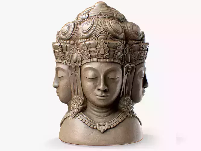 Four Faced Brahma Bust