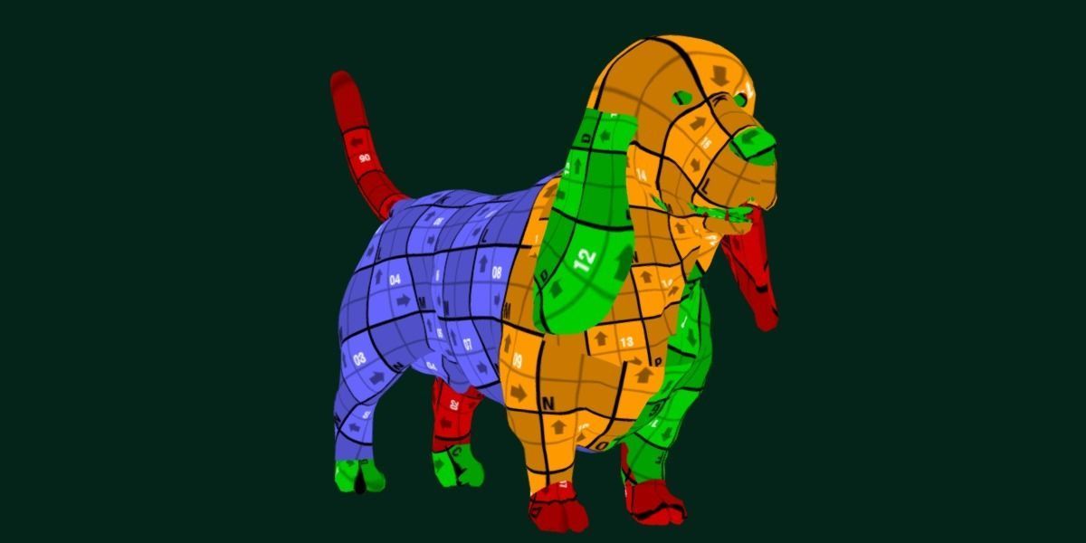 Basset Hound Dog Breed  3D model_9