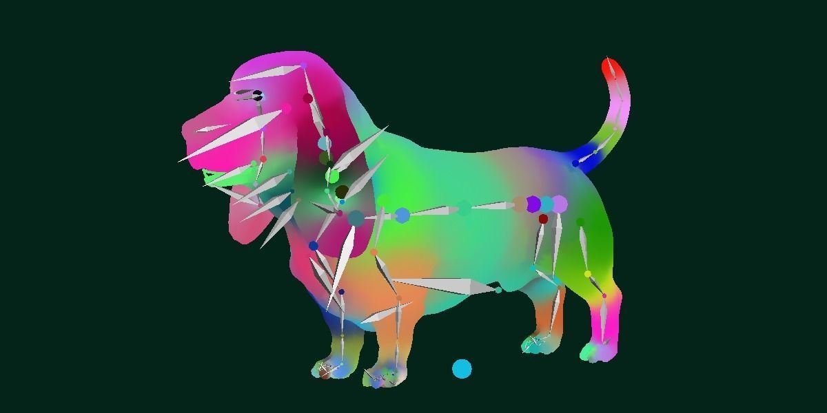 Basset Hound Dog Breed  3D model_15