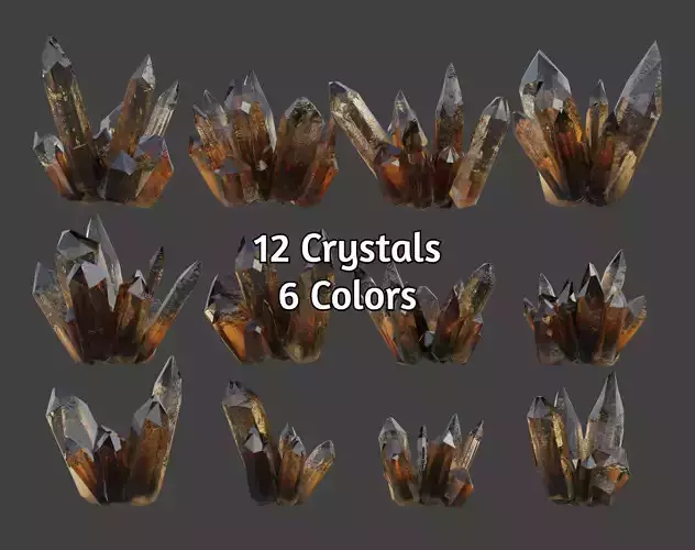 Crystal Realistic Game ready Pack 2