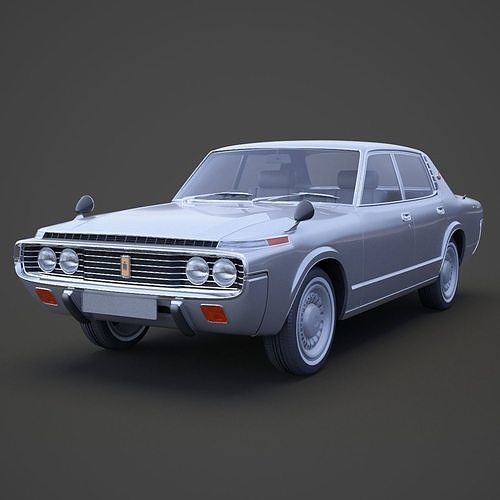 Toyota Crown sedan 1971 3D model
