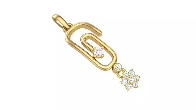 FLIRTY DUET DIAMOND PENDANT