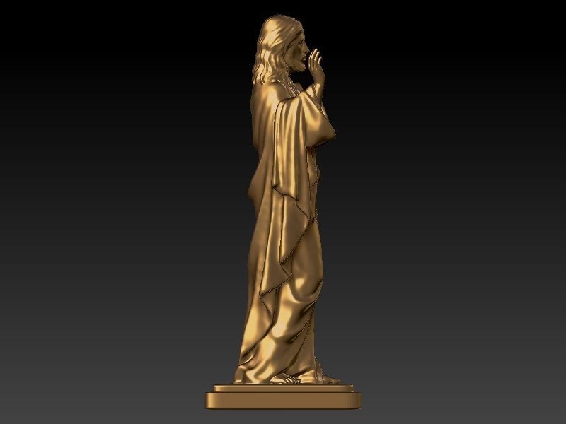 jesus 3D print model_3