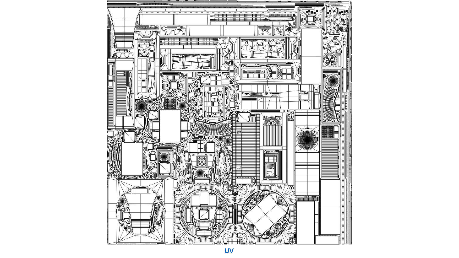 Cannon 1A Low-poly 3D model_16