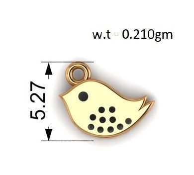 Bird Pendant Collection 3D print model_10