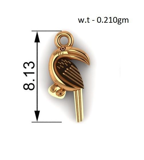 Bird Pendant Collection 3D print model_4