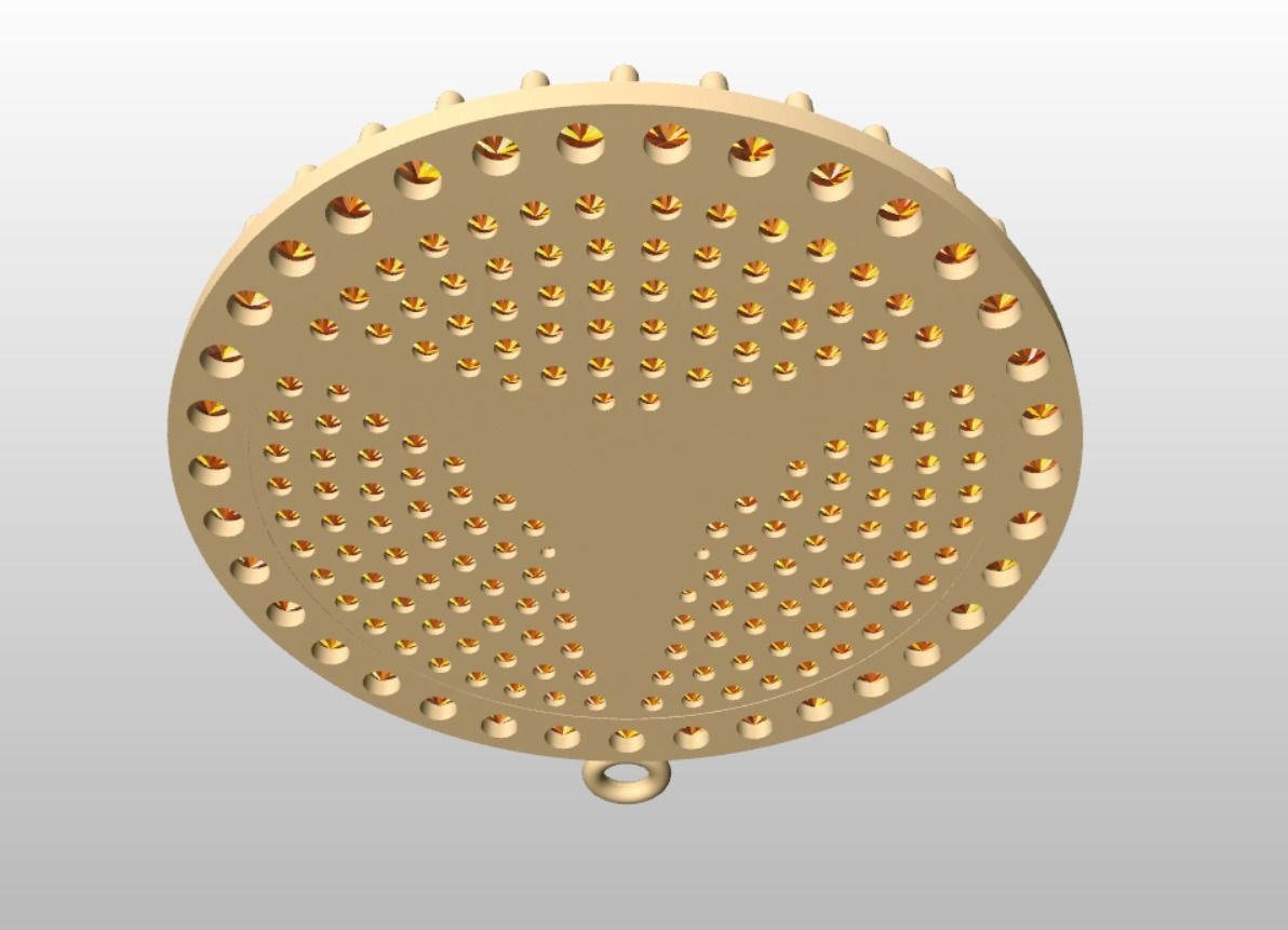 Mercedes Logo with Diamond Pendant 3D Model 3D print model_9