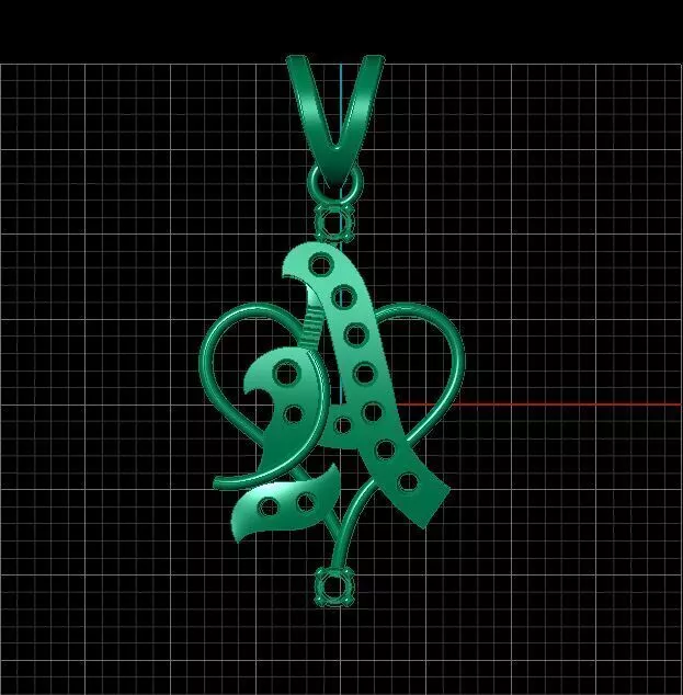 A Name pendent Free 3D print model