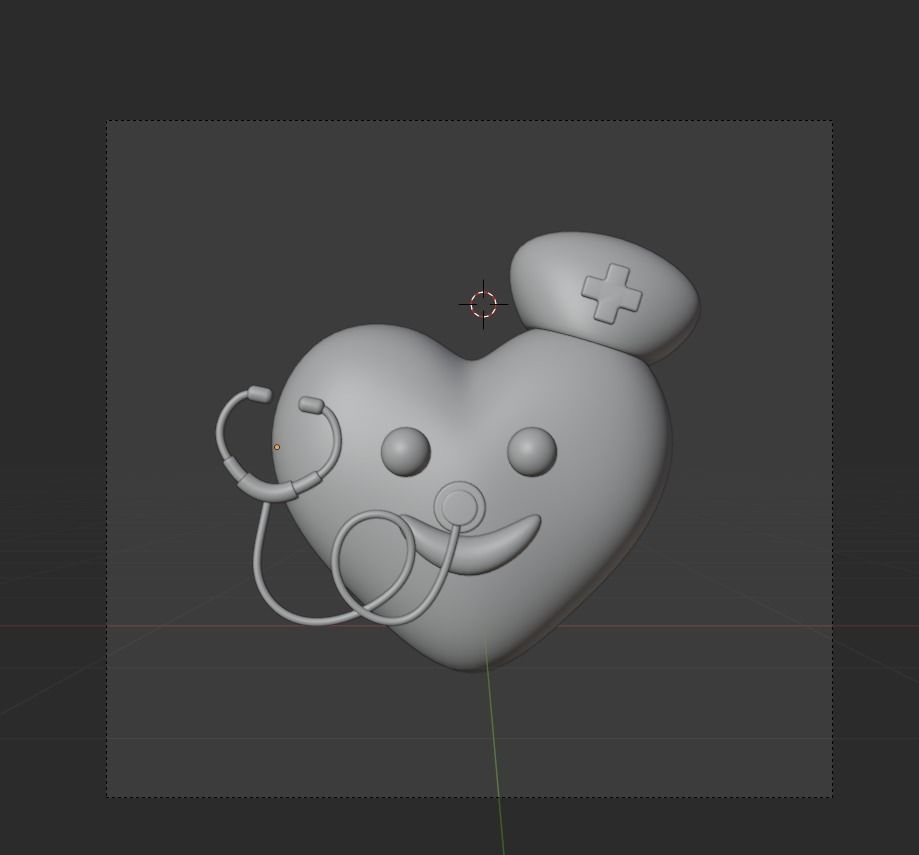 World Health Day 3d Illustration  Icon Pack  3D model_14