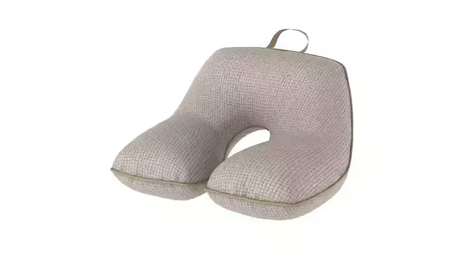 Bed Rest Pillow Low-poly 3D model