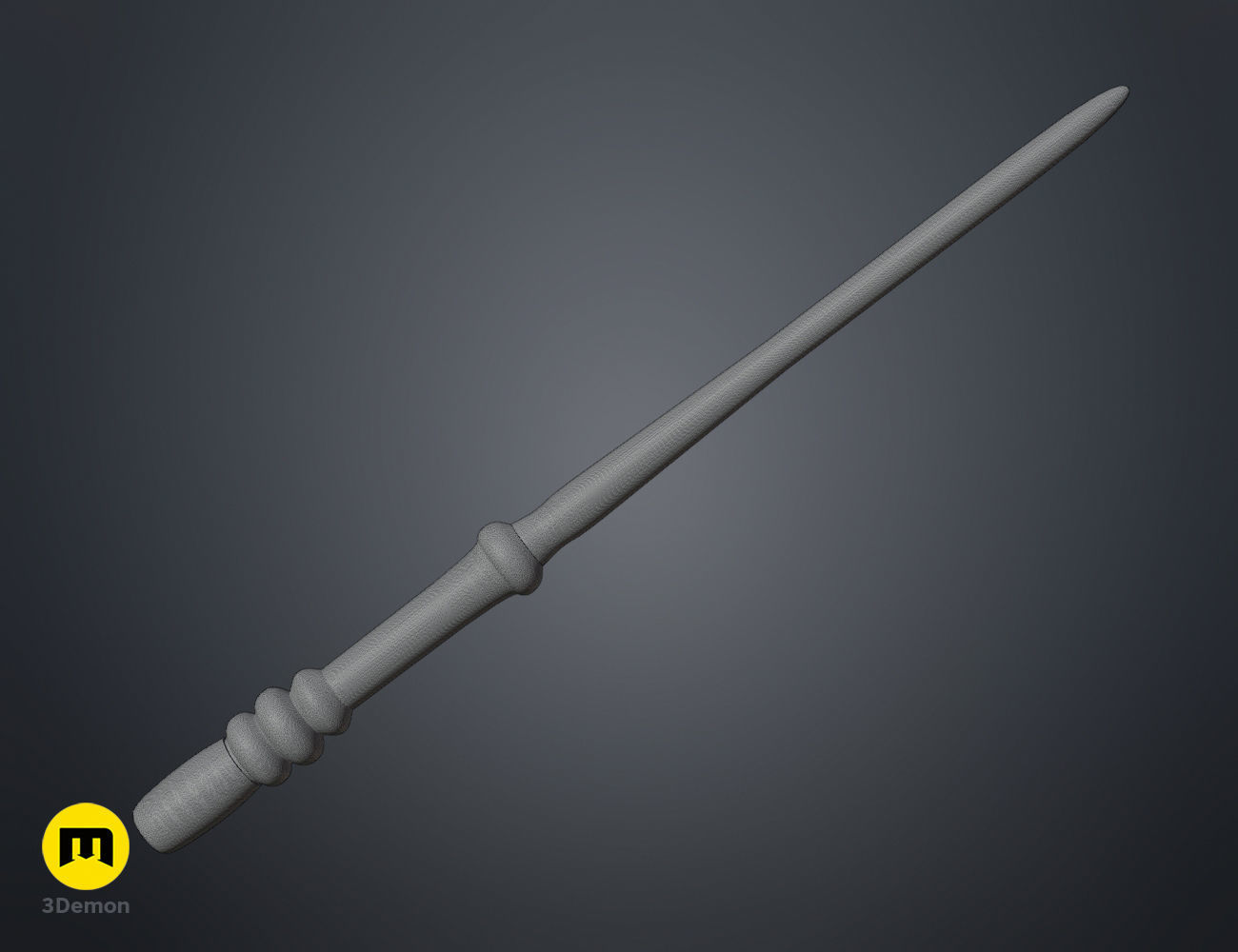 Susan Bones Wand 3D print model_4