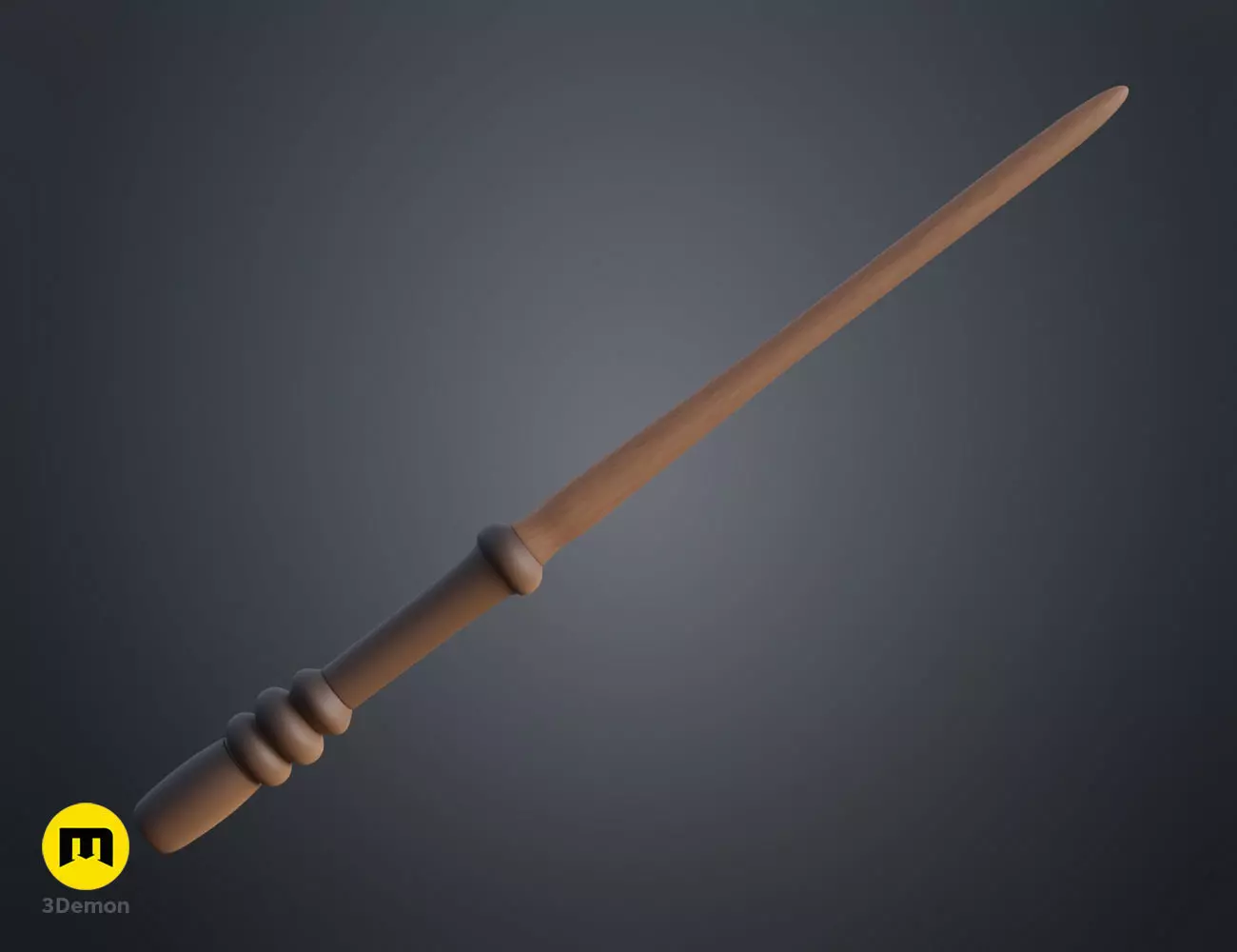 Susan Bones Wand 3D print model_0