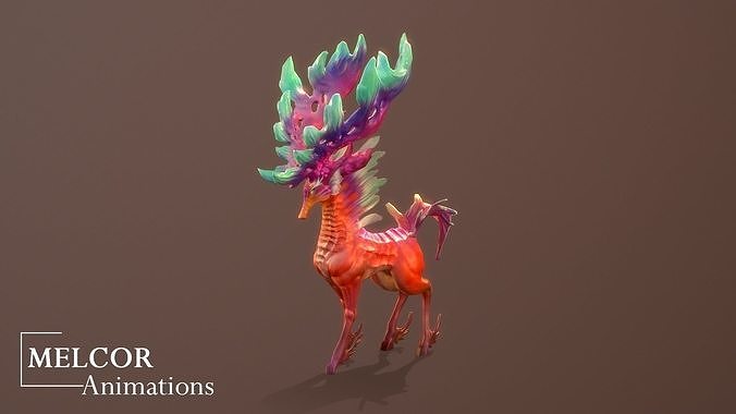 Melcor 3D Animations Low-poly 3D model