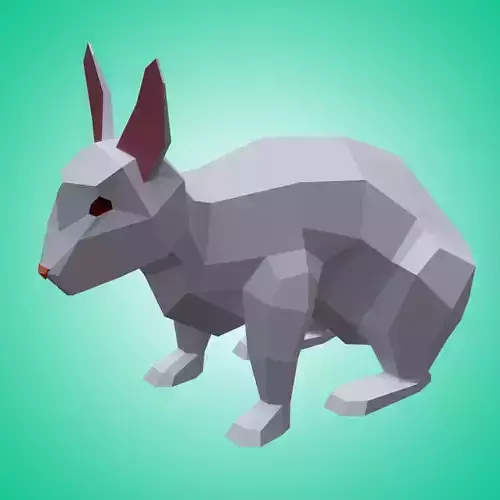 Rabbit Low Poly