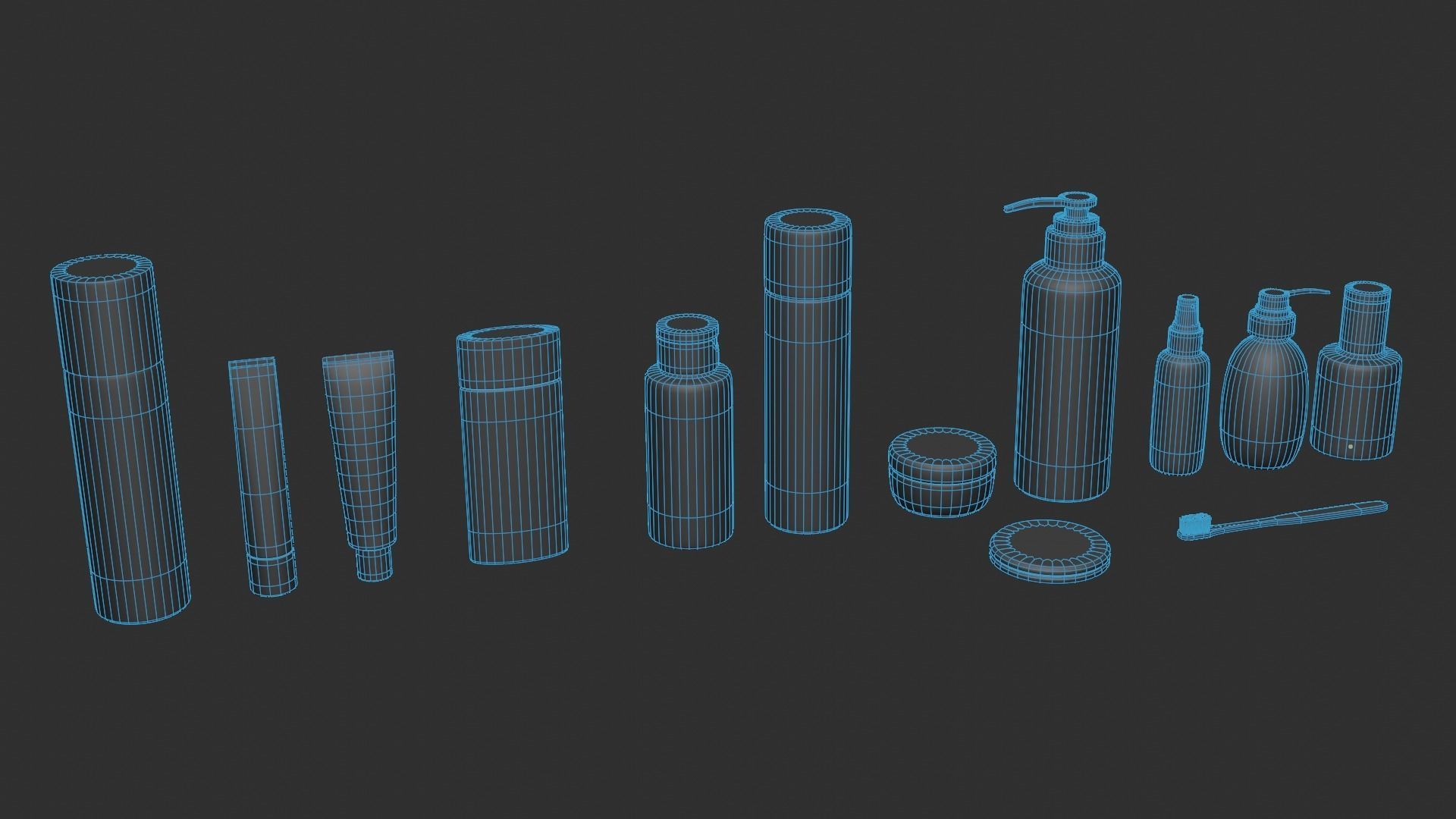 luxury cosmetics 3D model_9