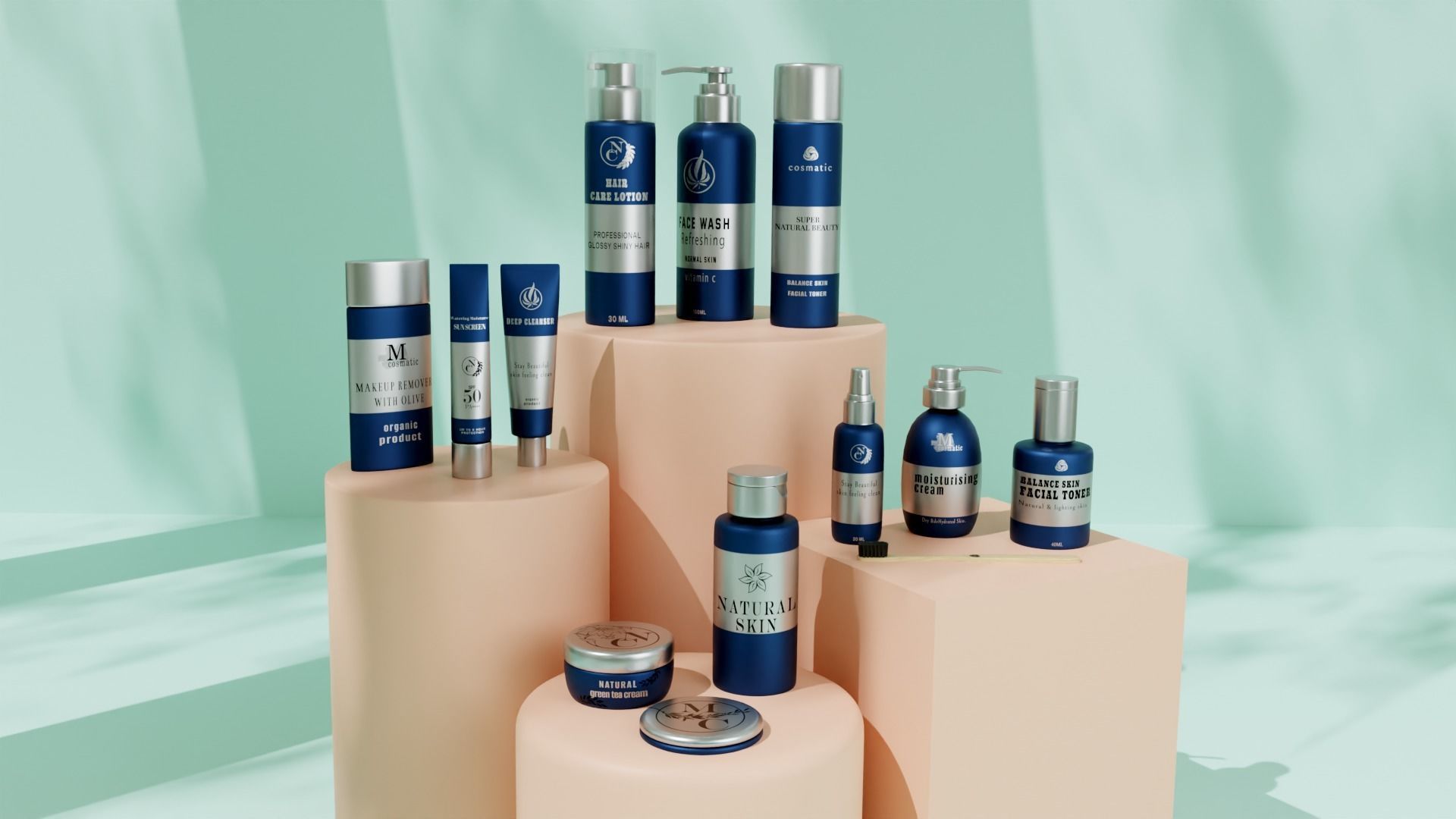 luxury cosmetics 3D model_4