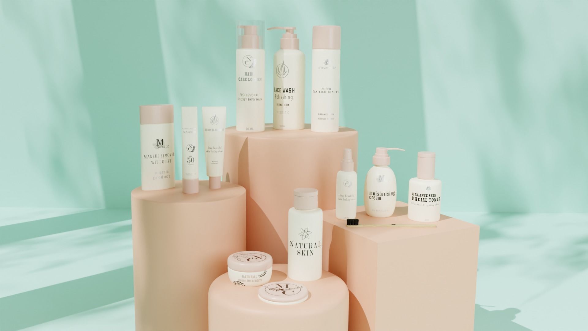 luxury cosmetics 3D model_1